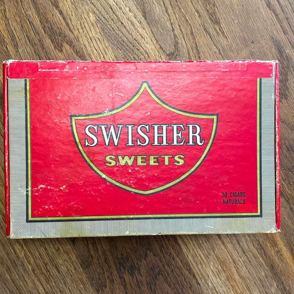 Vintage Swisher Sweets Naturals Cigars. Class C. Jno. H. Swisher & Sons  6 Cents